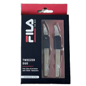 Wholesale - Fila Men's Tweezer Duo w/Rubber Grips c/p 48, UPC: 802875275565